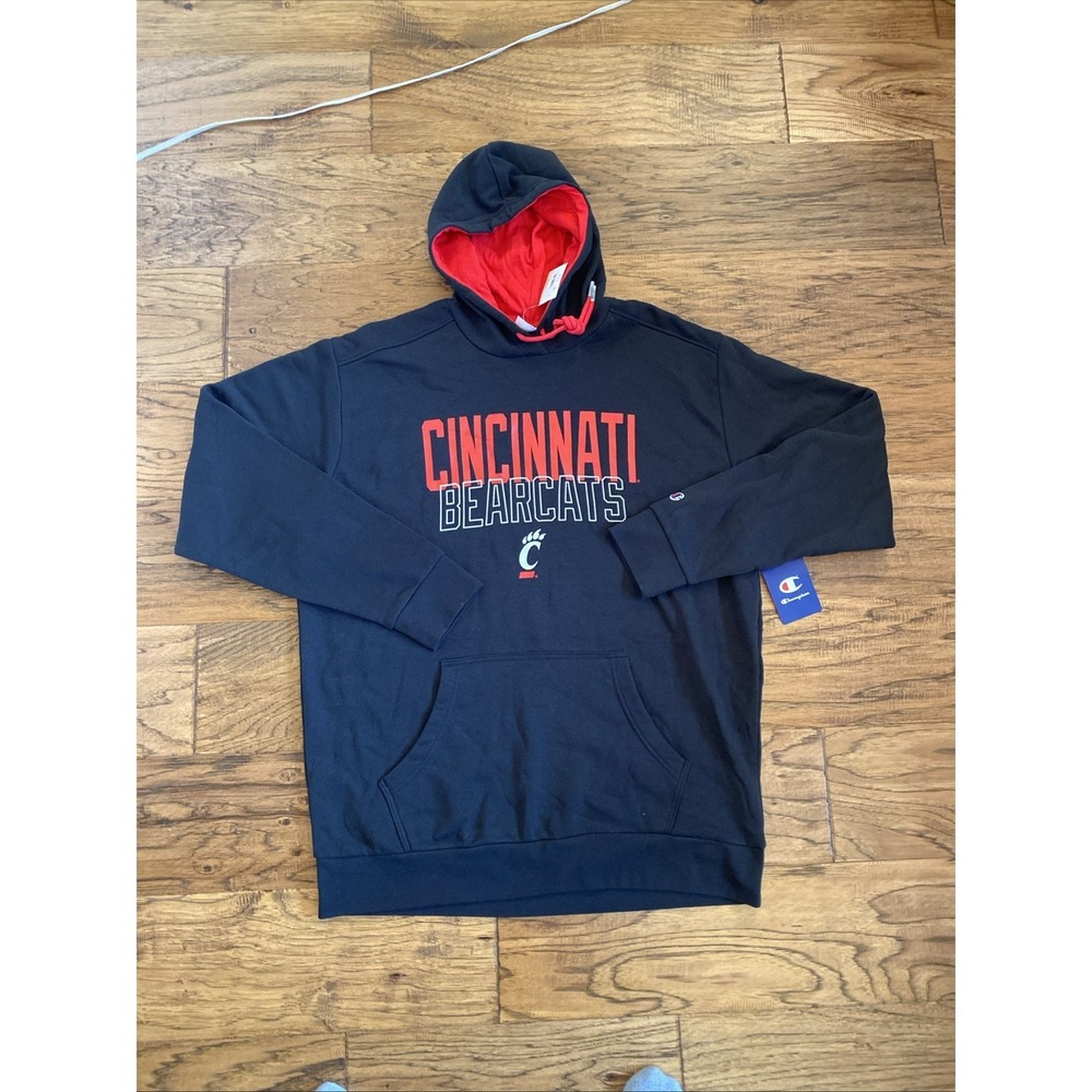 NWT NCAA Cincinnati Bearcats Hoodie Sweatshirt Size X- Large Champion